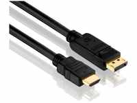 MAXTRACK C310-2 L, MAXTRACK MATR C310-2L - DP 1.2 auf HDMI 2.0 A Stecker, 4K@60Hz, 2