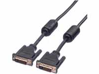 ROLINE 11045555 - DVI Monitor Kabel DVI 24+1 Stecker, Dual Link, 5 m