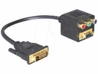 AD DVI 210 - DVI Adapter, DVI-I Stecker zu VGA und 3x Cinch