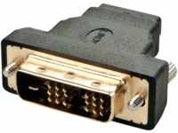 LINDY 41228 - DVI Adapter, DVI 18+1 Stecker auf HDMI Buchse
