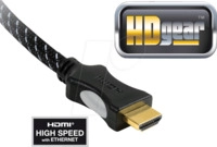 HDG HC0065-02B - High Speed HDMI Kabel mit Ethernet 2,0m