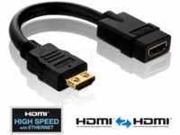 PURE PI030 - Adapter, HDMI A Stecker auf HDMI A Buchse, PureInstall Serie