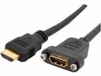 ST HDMIPNLFM3 - HDMI Kabel ST/BU, schraubbar, 90 cm
