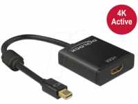 DELOCK 62611 - DisplayPort Adapter, Mini DP 1.2 Stecker auf HDMI Buchse