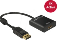 DELOCK 62607 - DisplayPort Adapter, DP 1.2 Stecker auf HDMI Buchse