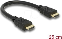 DELOCK 83352 - HDMI High Speed mit Ethernet Kabel, 4K 30 Hz, 0,25 m