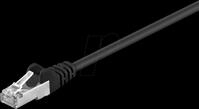 GOOBAY 68654 - Cat.5e F/UTP Patchkabel CCA schwarz 0,5 m