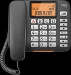 GIGASET DL580 - Telefon, schnurgebunden, Gro&szlig;tasten, schwarz