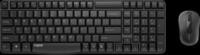 RAPOO X1800S SW - Tastatur-/Maus-Kombination, USB,schwarz, DE