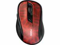 RAPOO M500 RT - Maus (Mouse), Bluetooth/Funk, rot