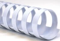 GBC 4028198 - Binder&uuml;cken, Plastik, 14 mm, wei&szlig;, 100 St&uuml;ck