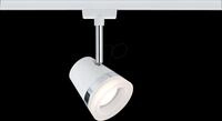 PLM 95362 - URail Schienenspot Cone, GU10, max. 10 W, dimm, wei&szlig;/chrom