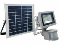 AS-SCHWABE 46978 - LED-Solarleuchte, Strahler, 10 W, 550 lm, 5000K, mit Bewegungsme