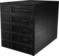 ICY IB-565SSK - Wechselrahmen 3x 5.25 f&uuml;r 5x 3.5 SAS/SATA
