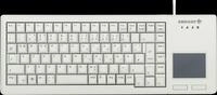 G84-5500LUMDE-0 - Tastatur, USB, grau, kompakt, Touchpad