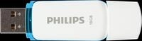 PHI FM16FD70B - USB-Stick, USB 2.0, 16 GB, Snow Edition Ocean Blue