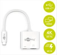 GOOBAY 62110 - USB-C Multiport Adapter 1x HDMI, 1x USB Typ-C