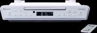 LENCO KCR-150WH - K&uuml;chenradio, UKW, CD-Player, Bluetooth, unterbauf&auml;hig