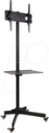ICA-TR21 - TV-St&auml;nder mit Rollen, 23" - 55", Ablage, schwarz