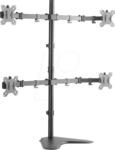 LOGILINK BP0046 - Monitor Halter, 4 Displays, 13" - 32", 399 mm, St&auml;nder