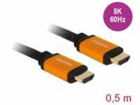DELOCK 85726 - Ultra High Speed HDMI Kabel 48 Gbps 8K 60 Hz 0,5 m