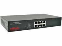 ROLINE 21131191 - Switch, 8-Port, Fast Ethernet, PoE