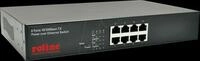 ROLINE 21131191 - Switch, 8-Port, Fast Ethernet, PoE