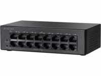 CISCO SF110D16HP - Switch, 16-Port, Fast Ethernet, PoE