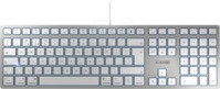 JK-1610GB - Tastatur, Mac, Kabel, slim, Layout: GB