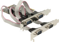 DELOCK 89178 - PCIe x1 Karte > 4x Seriell RS-232