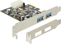 DELOCK 89241 - USB-Contr.3.0, 2-Port,PCI-Express,Molex Power