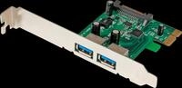ST PEXUSB3S24 - PCIe Karte, 2 Port USB 3.0, optional Low Profile