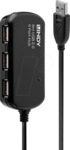LINDY 42781 - USB 2.0 Hub, 4 Port, Verl&auml;ngerung, aktiv, Daisy Chain, 8 m