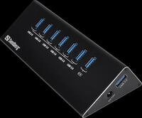 SANDBERG 133-82 - USB 3.0 7-Port Hub, 1x PD, inkl. Netzteil