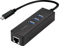 LOGILINK UA0283 - Dockingstation, USB 3.2 Gen1 USB-C