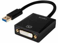LOGILINK UA0232 - DVI Adapter, USB 3.0 Stecker auf DVI Buchse
