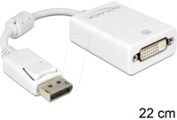 DELOCK 61765 - Adapterkabel, DisplayPort 1.1 Stecker auf DVI 24+5 Buchse, 22 cm