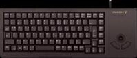 G84-5400LUMDE-2 - Tastatur, USB, schwarz, kompakt, Trackball