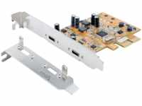EXSYS EX-12003 - 2 Port USB 3.1 PCIe x2 Karte, 2x USB Type-C Buchse, inkl....