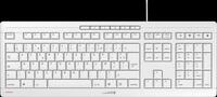 JK-8500FR-0 - Tastatur, USB, wei&szlig;-grau, Frankreich