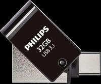 PHI FM32DC152B - USB-Stick, USB 3.1, 32 GB, USB C, 2-in-1