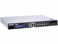 QNAP QGD-1600P4G - Switch, 16-Port, Gigabit Ethernet, PoE++, RJ45/SFP