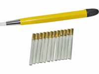 RONA 800214 - Glasfaser-Reinigungsstift 4 mm, inkl. 12 Ersatzpinsel