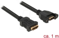 DELOCK 85466 - Einbau-Kabel HDMI A Buchse > HDMI A Buchse, 4K, 1 m