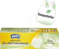 SWIRL 2093954006 - Swirl Biom&uuml;llbeutel, 10 Stk,10 Liter