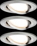 PLM 93447 - Einbauleuchte Nova Coin, 6W, 2700 K, 50&deg;, rund, Eisen, 3er Set