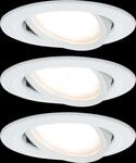 PLM 93449 - Einbauleuchte Nova Coin, 6W, 2700 K, 50&deg;, rund, wei&szlig; matt, 3er S