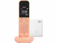 GIGASET CL390C - DECT Telefon, 1 Mobilteil mit Ladeschale, Basisstation, orange