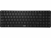 RAPOO E9100M SW - Funk-Tastatur, Bluetooth, schwarz, DE