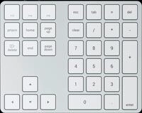 ST-XLABKS - Satechi Extended Wireless Keypad Silver